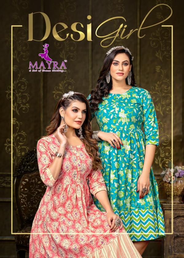 Mayra Desi Girl Designer Long Kurti Collection